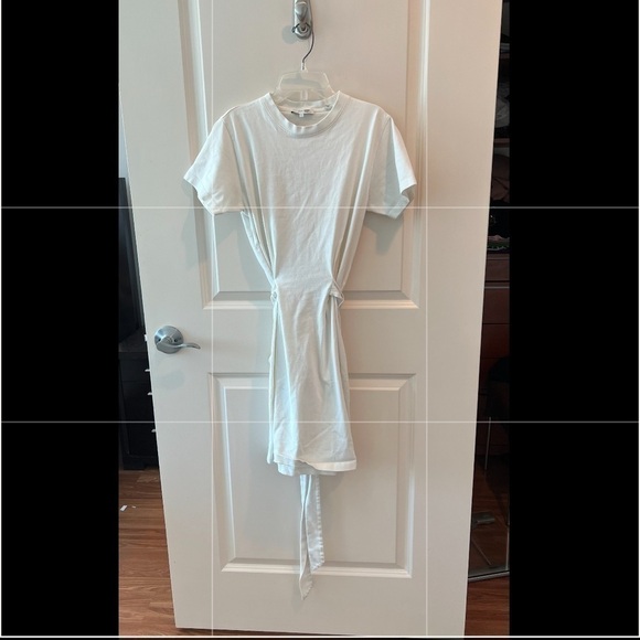VINCE. Womens Short Sleeve Tie Waist Dress Size S - Picture 1 of 11